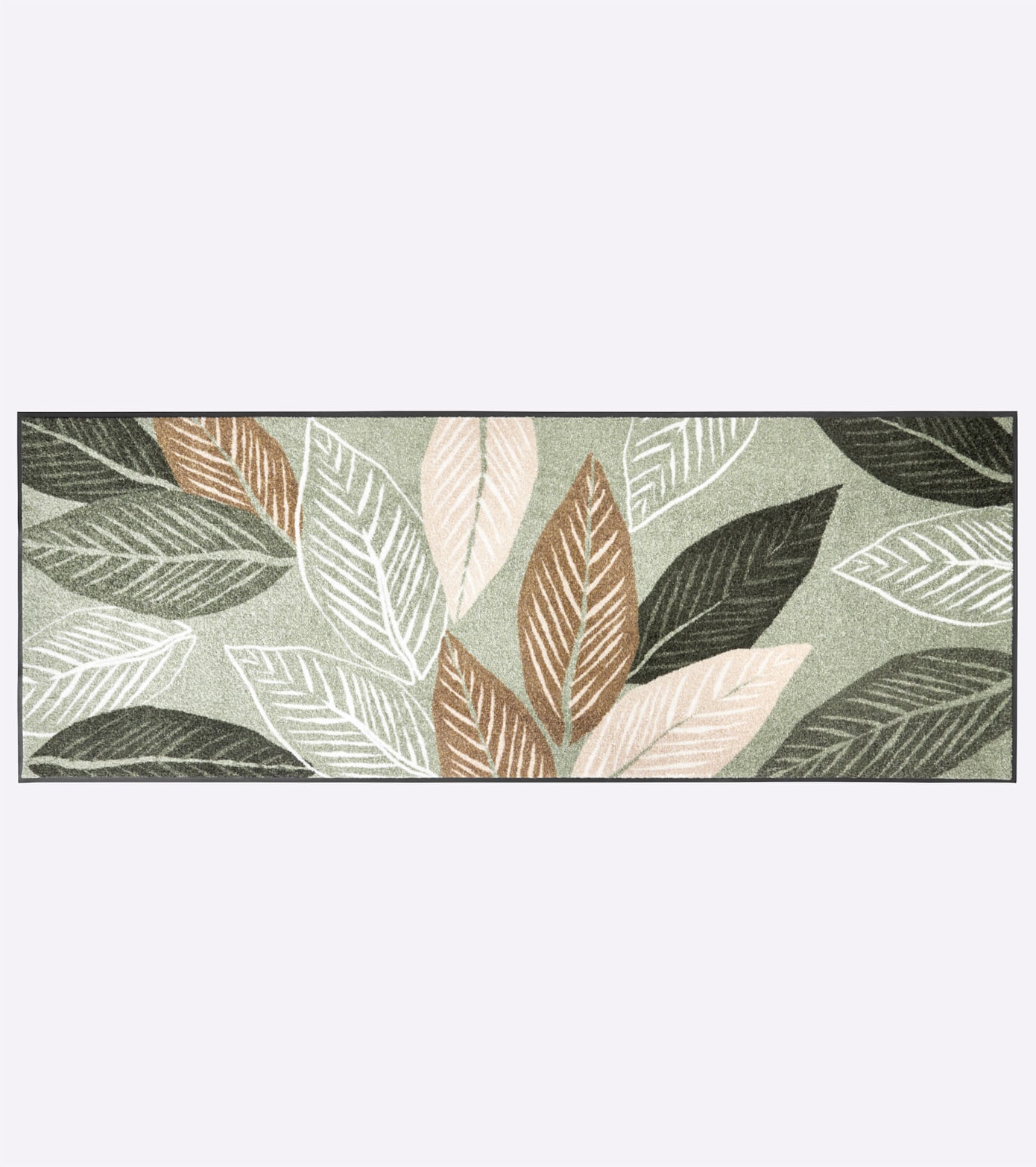 Fußmatte HEINE HOME Gr. 7, grün, beige, B:110cm H:7mm L:170cm, Kunstfaser, Polyamid, Teppiche, Fußmatte