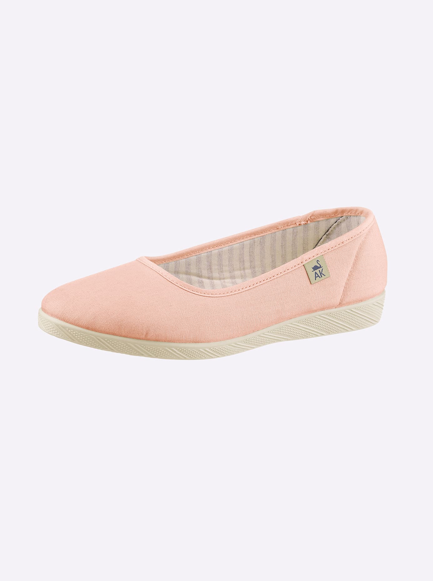 Slipper CASUAL LOOKS, Damen, Gr. 36, hellrosé, Textil, Schuhe Slipper