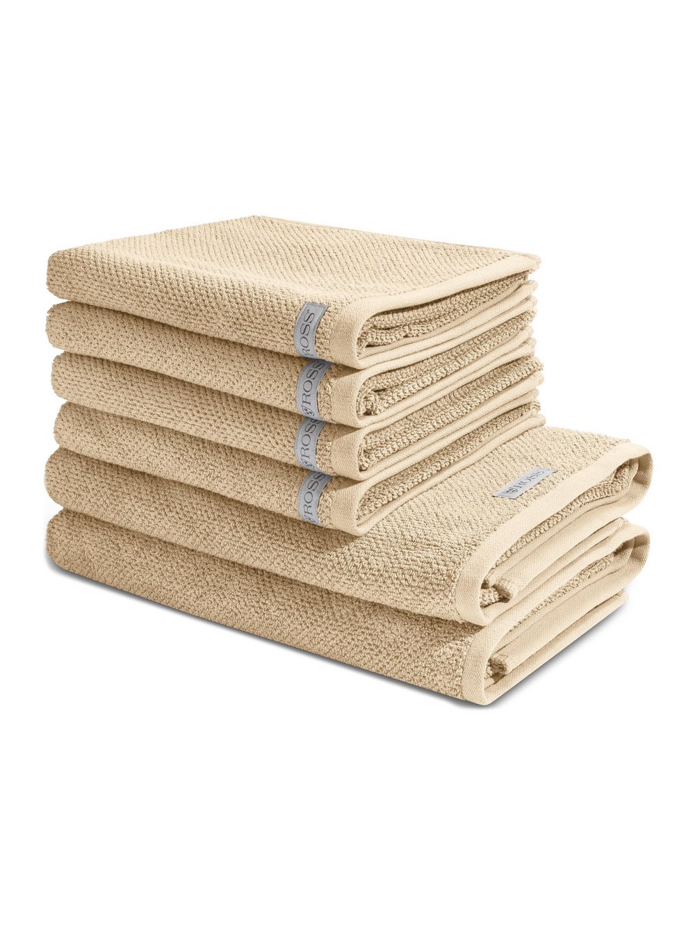 Ross Handtuchset 6-teilig Damen beige, ONE SIZE Image