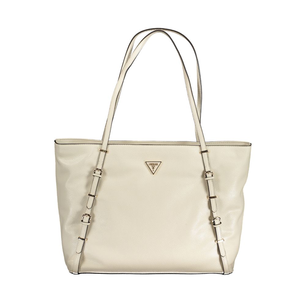 Beige Polyethylen-Handtasche Image