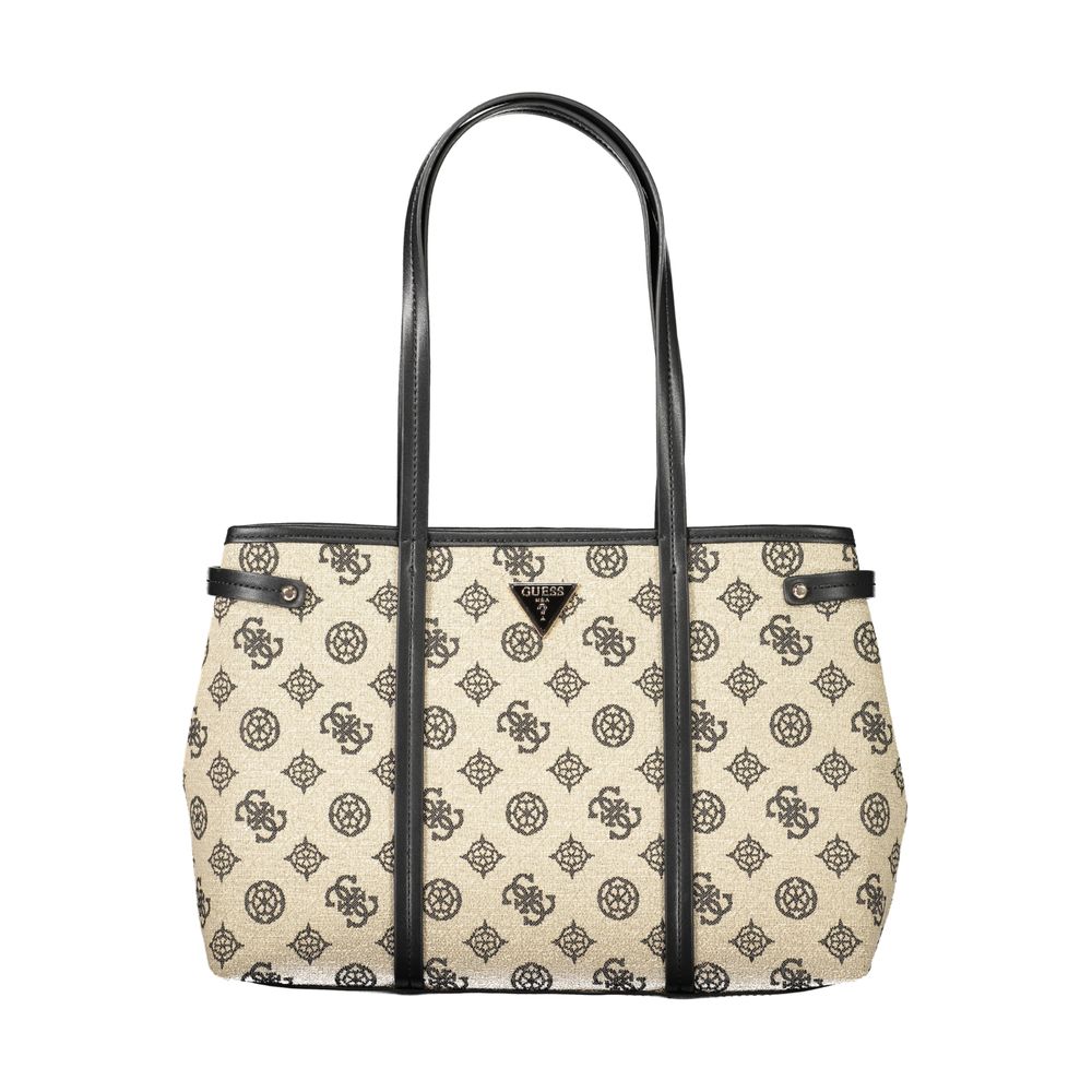 Beige Baumwollhandtasche Image