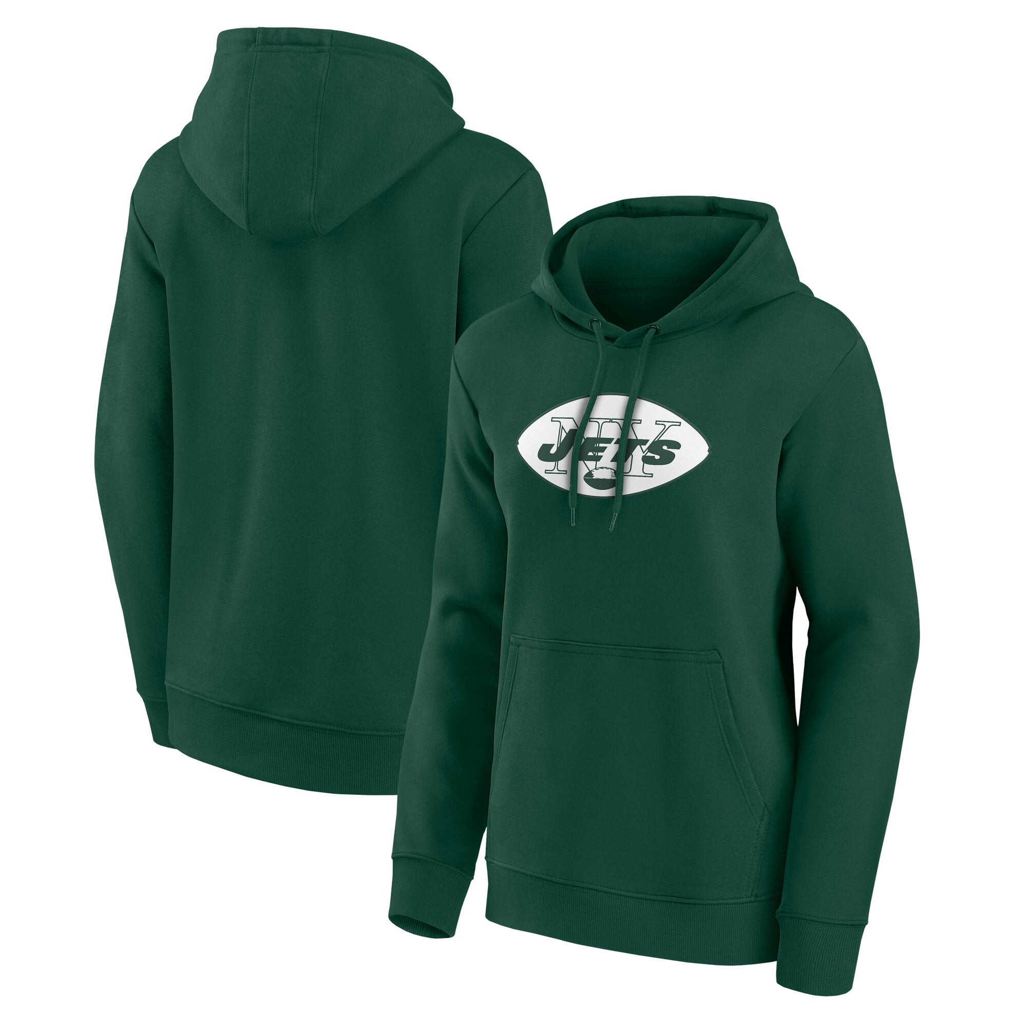 New York Jets Hoodie mit klassischem Logo – Damen