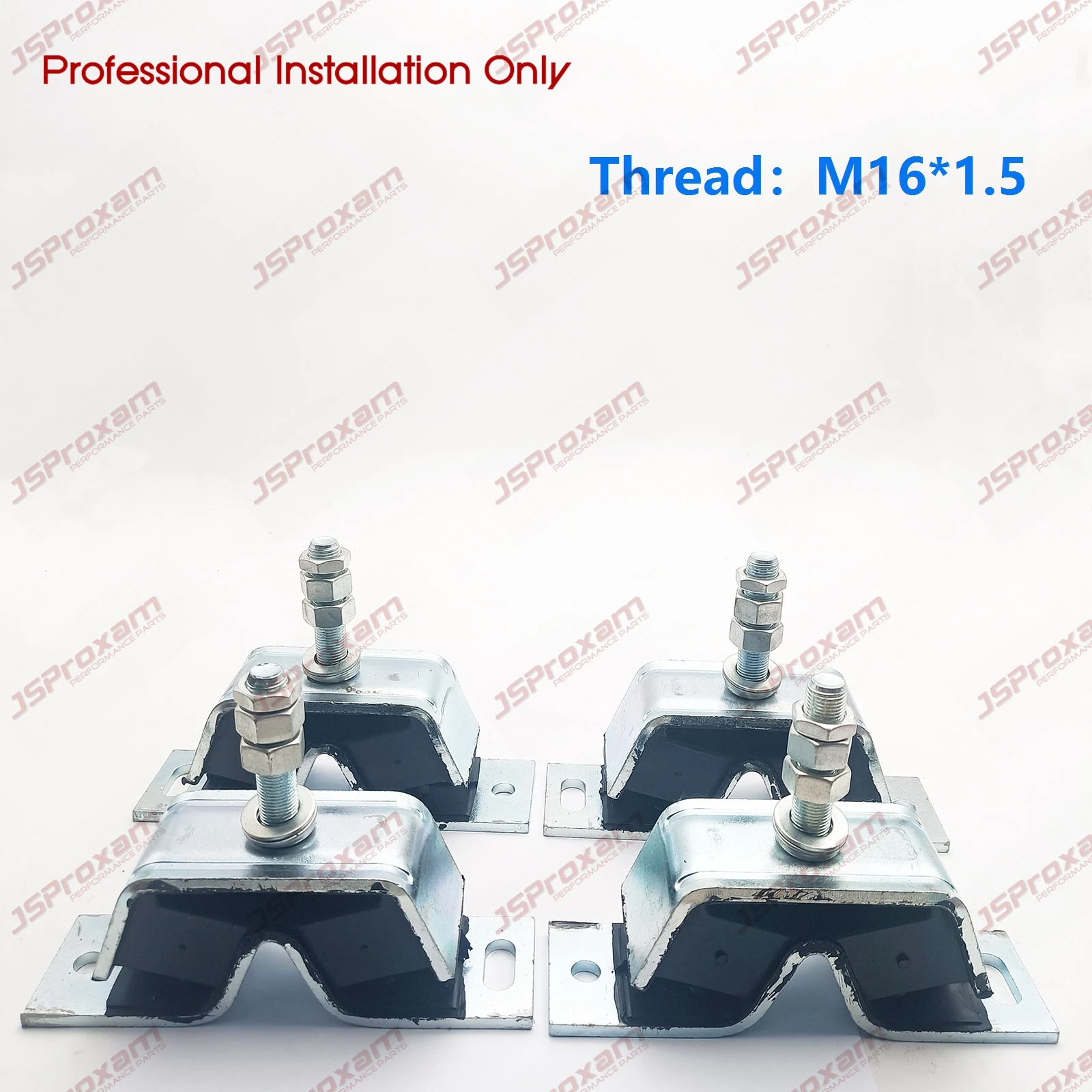 4-teiliger Ersatz für Yanmar 2GM 2YM 3GM 3YM Motorhalterung 128170-08350 128270-08340 128377-08340 128377-08341 Gewinde M16 * 1,5 Image