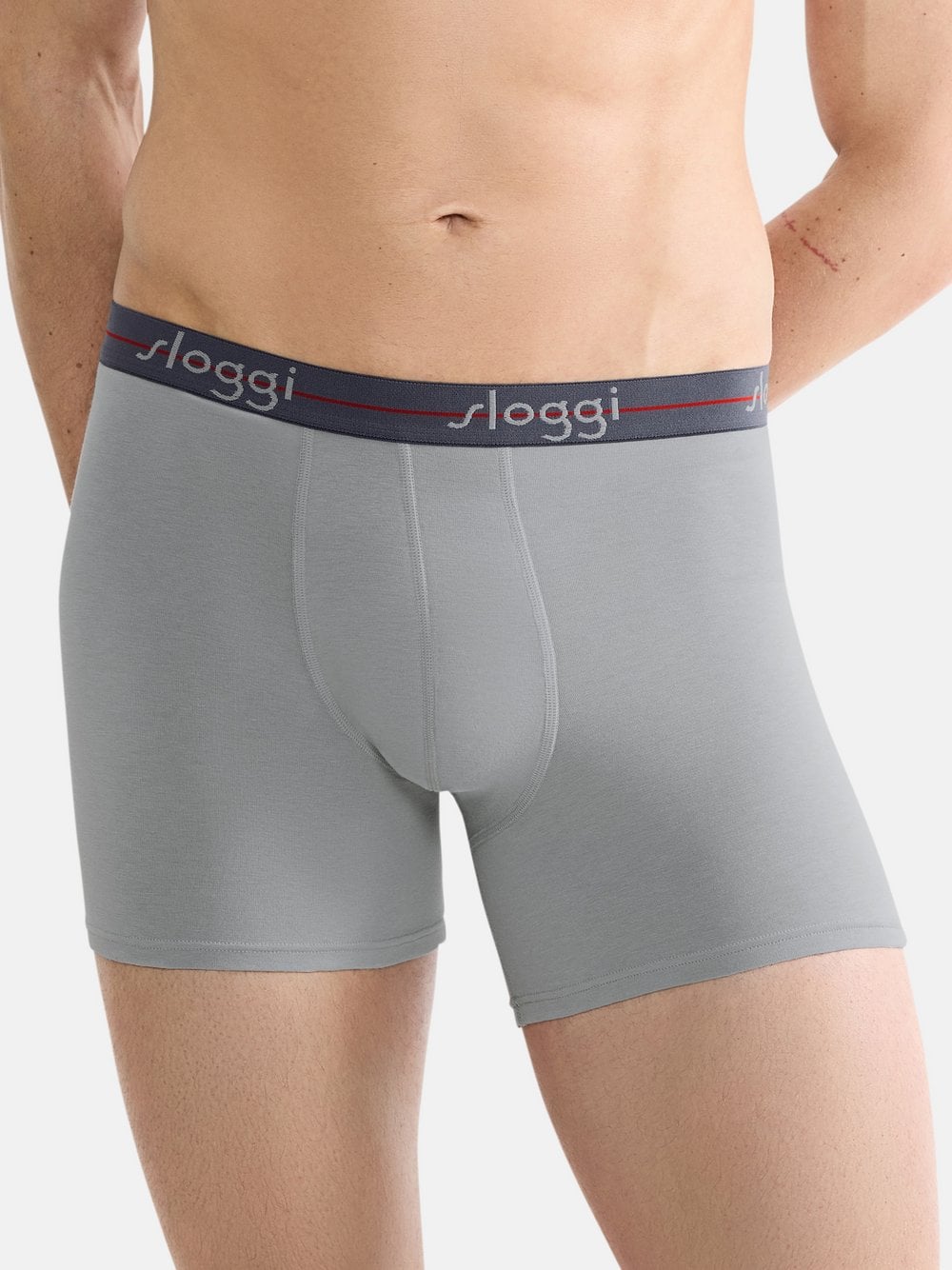 sloggi Long Short Herren grau, L Image