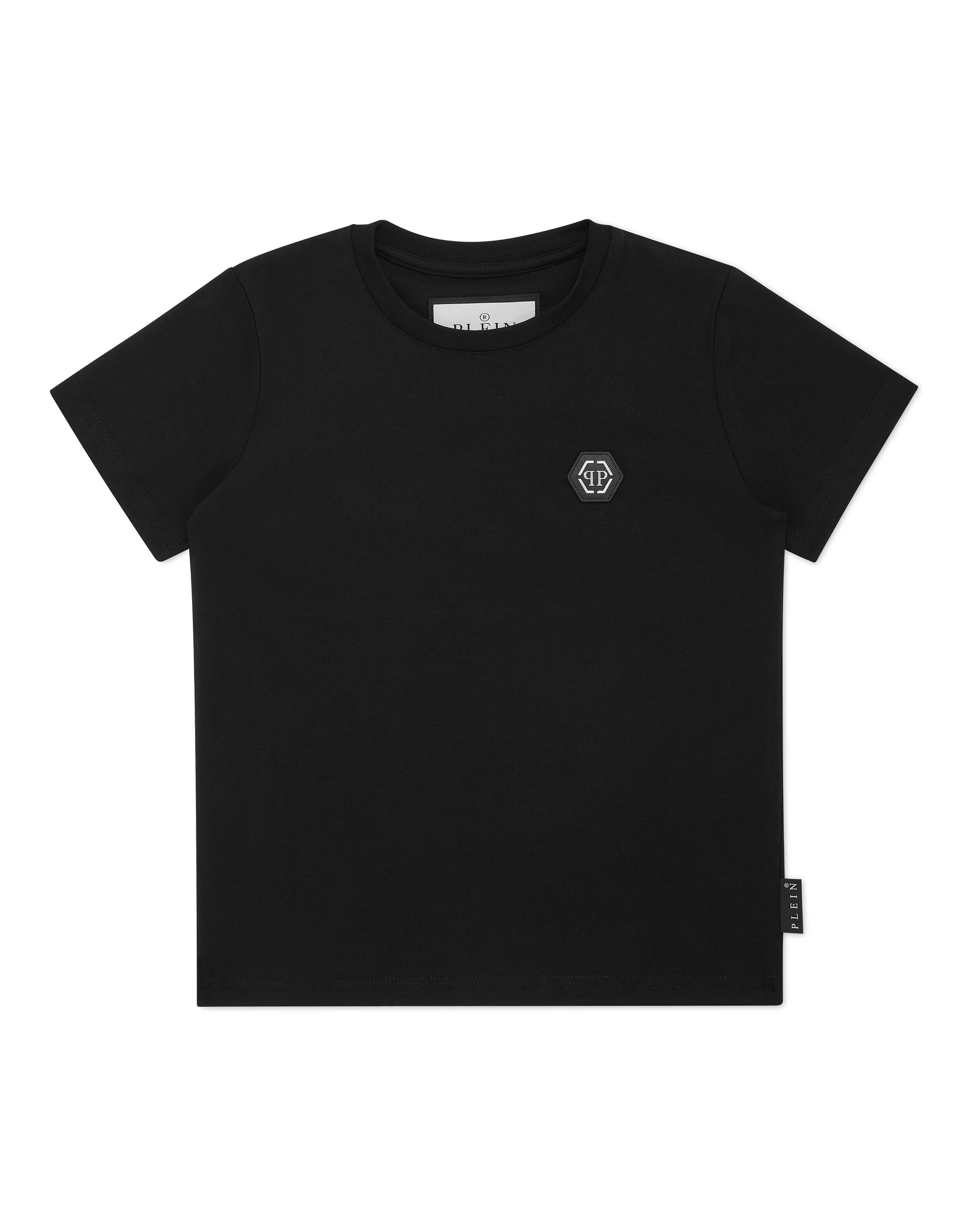 T-Shirt PHILIPP PLEIN "Gothic Plein", Jungen, Gr. 4, 02, schwarz, Obermaterial: 100% Baumwolle, Shirts T-Shirt