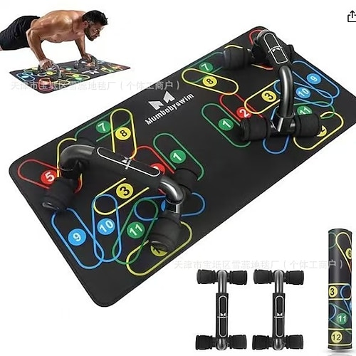 Läufermatte, Gesäßmuskeltrainingsmatte, Kniebeugenmatte, Kettlebell-Gewichtheben-Antirutschmatte für das Heim-Fitnessstudio Image