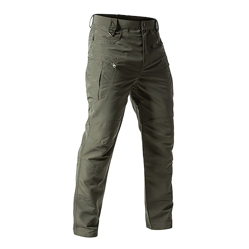 Herren Cargo-Hosen Hose Taktische Hose Mehrere Taschen Einfarbig Tarnung Wasserdicht Winddicht Outdoor Täglich Campen und Wandern Streetwear Stilvoll Blau Cachi scuro Image