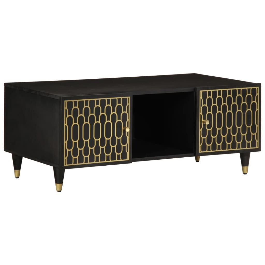 vidaXL Couchtisch 100x54x40 cm Massivholz Mango Image