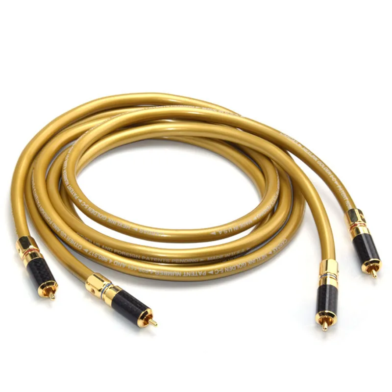 1 paar Cardas 5C RCA Kabel 2RCA Stecker Auf Stecker Audio Interconnect Kabel RCA Audio Kabel Vorverstärker CD DVD Player verstärker Image