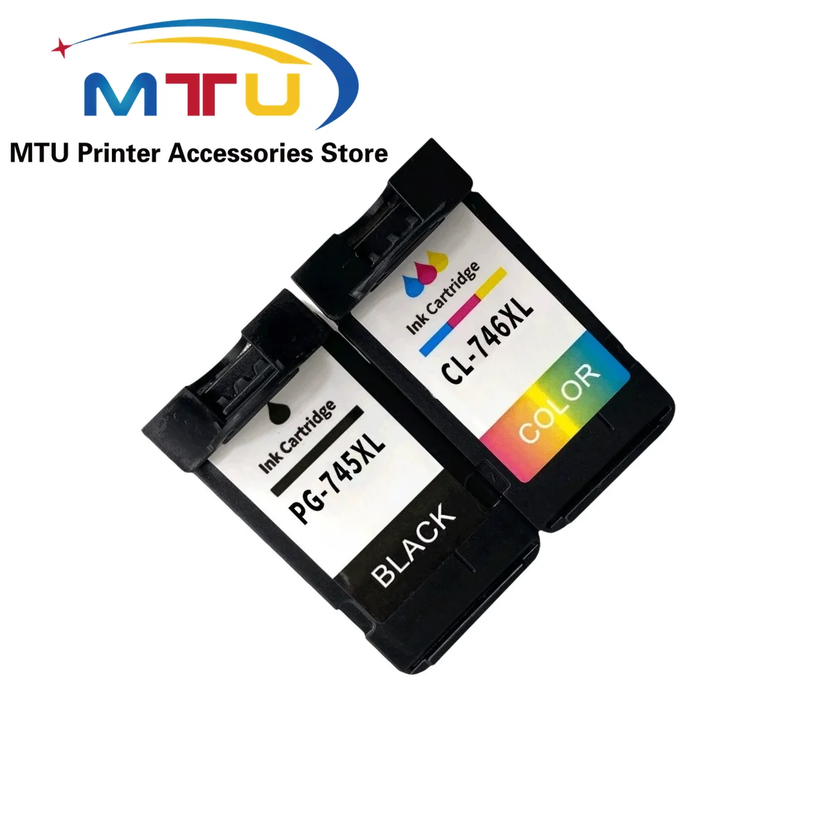 1Set 745XL 746XL PG745 CL746 Tintenpatrone für Canon Pixma MG2470 MG2570 MG2970 IP2870 IP2872 Drucker Image