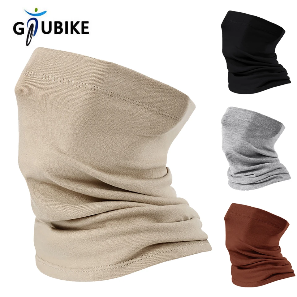 GTUBIKE Winter-Halswärmer, Gamasche, Schal, winddicht, Radfahren, Bandana, Wandern, Sport, Laufen, Skifahren, Camping, Snowboard, halbe Gesichtsmaske Image