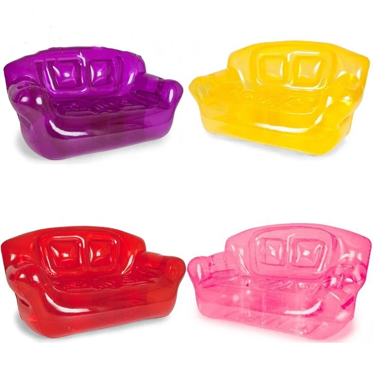 Klappbare, transparente, aufblasbare Luft-Wohnzimmersofas aus Kunststoff Image