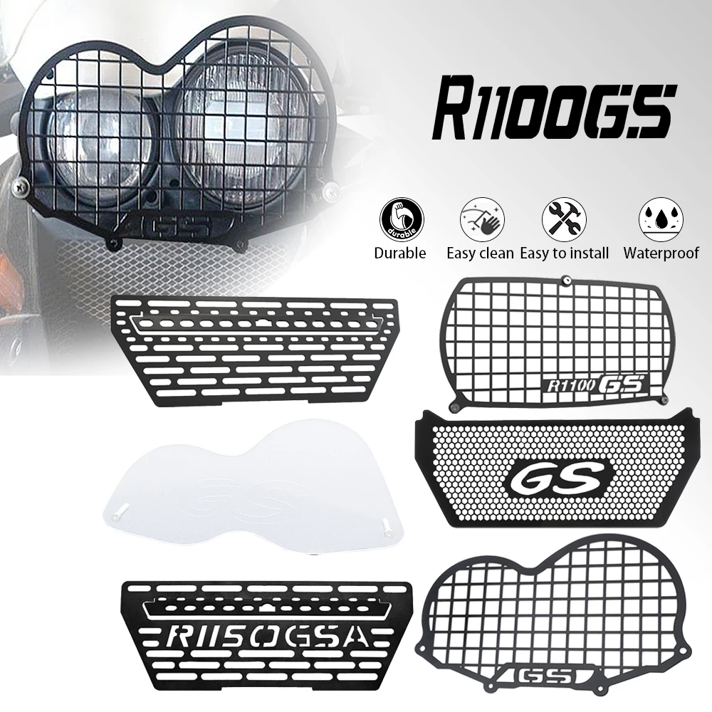 Für bmw r1150gs adv 1150gs adv 2007-2015 r 1999 gs motorrad zubehör scheinwerfer scheinwerfer schutz grill abdeckung schutz Image