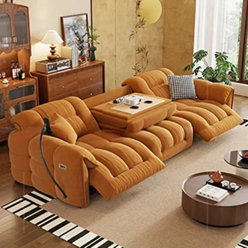 Italienisches Loveseat-Elektrosofa, moderne Luxus-Designer-Wohnungen, faule Couch, Liegestuhl, Schlafsessel, Divano Soggiorno, Möbel für Zuhause