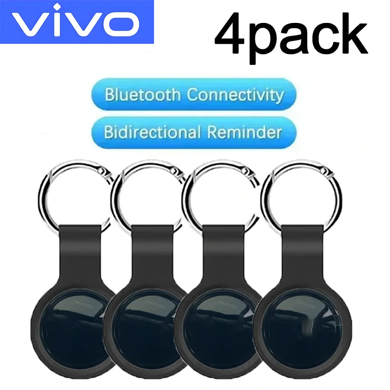VIVO Mini Bluetooth 5.0 Tracker GPS Anti-Verlust-Gerät Rund - Haustier Kinder Tasche Geldbörse Tracking Finder Locator Air Tag Smart Home Image