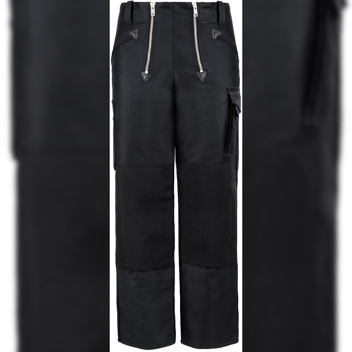 Job-Kleidung JOB Zunfthose UNCOOL Doppel-Pilot Teflon Schwarz Baumwolle 23 Image