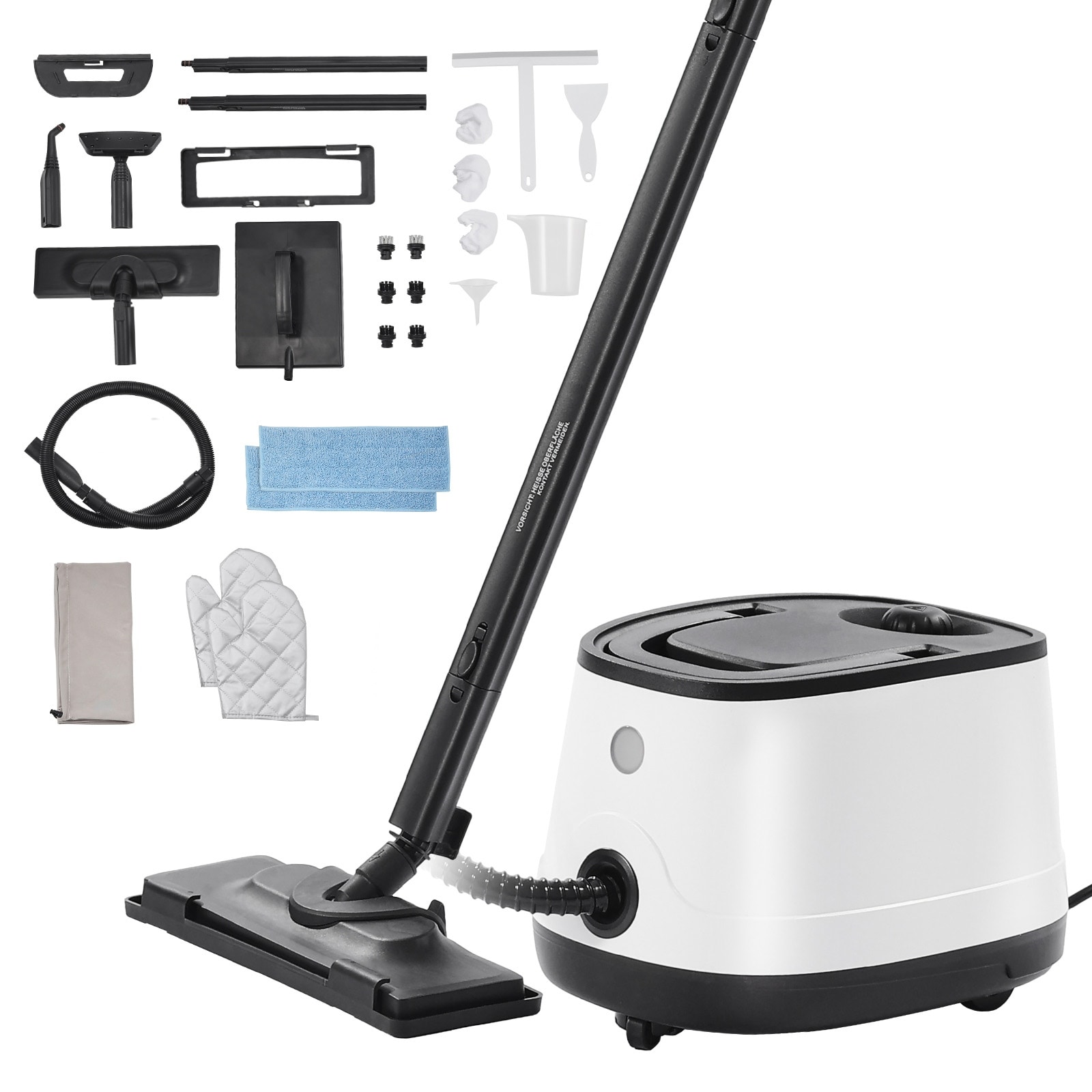 UIMOSO Steam Cleaner, Multipurpose Powerful Steamer with 27 Accessories, Steamer Cleaing with Extra-Long Power Cord - 27pcs