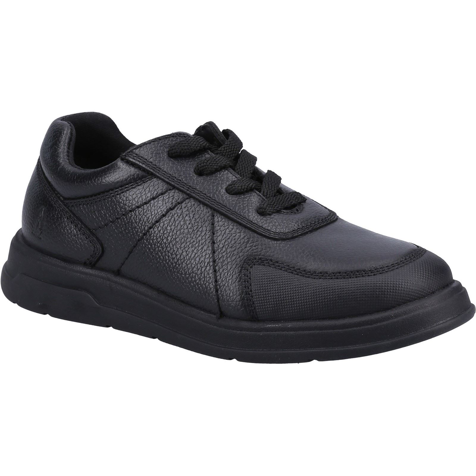 Hush Puppies Robert SNR Die Schwarzen Schnürschuhe Für Jungen Aus Leder Image