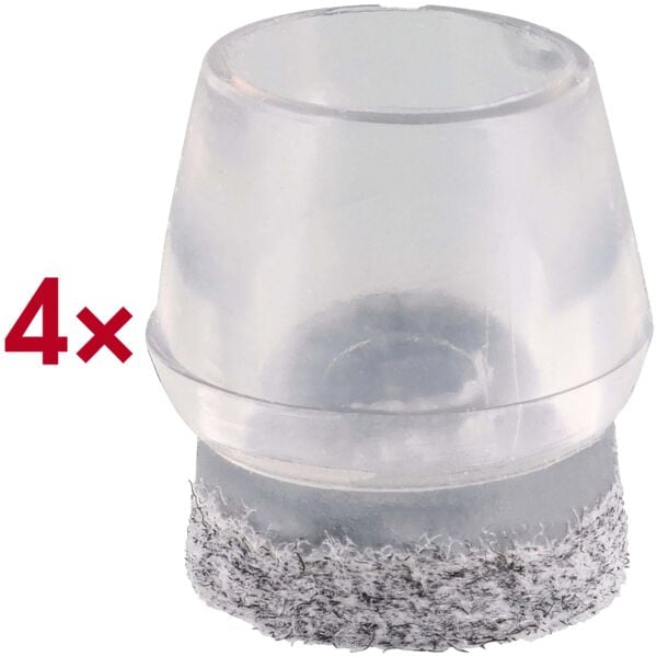 WAGNER design yourself Stuhlbeinkappen »EH 0555« 4 Stück transparent Image