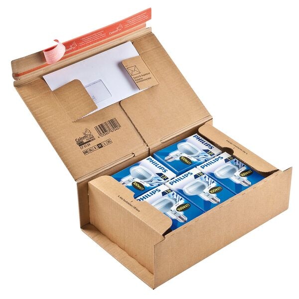 Colompac Versandkartons »CP067.04« 21,2/30,5/11 cm 1-wellig 10 Stück, 23.5x12x36.5 cm Image