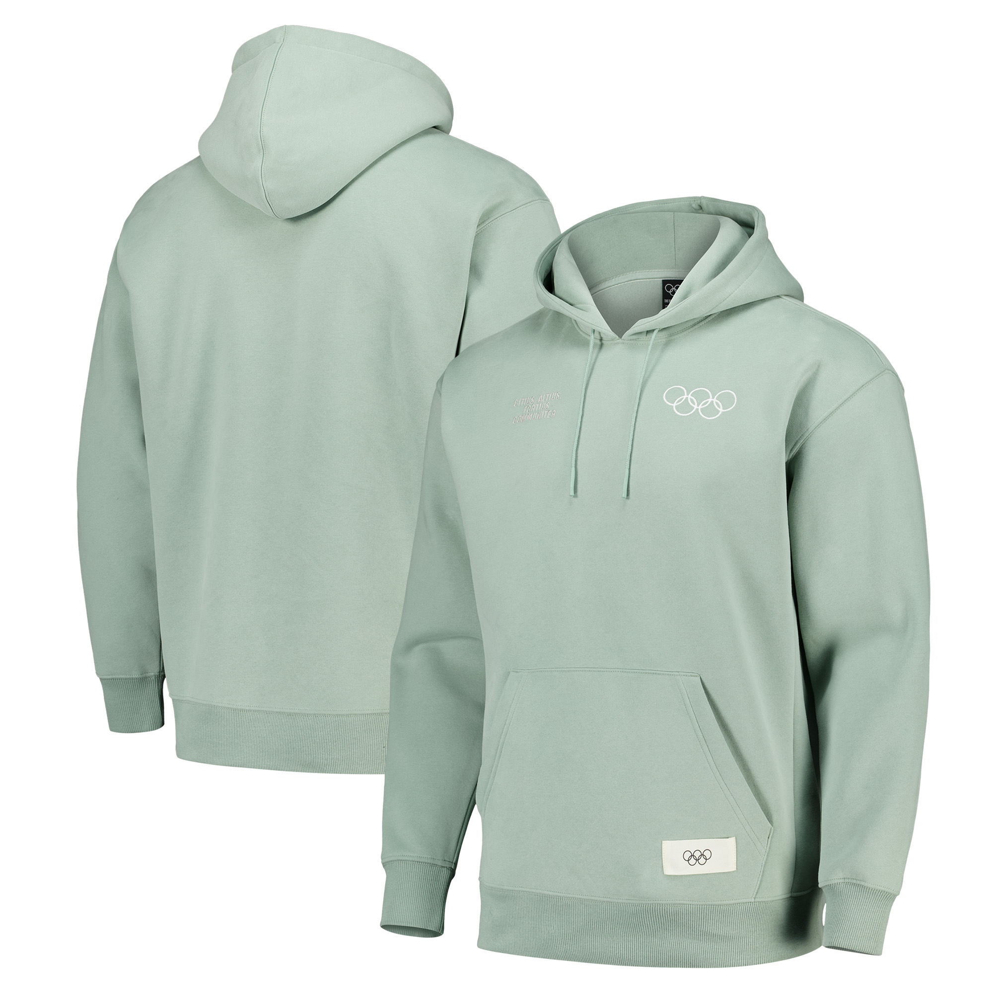 The Olympic Collection Elements Super Soft Fleece Pullover Hoodie - Khaki Image