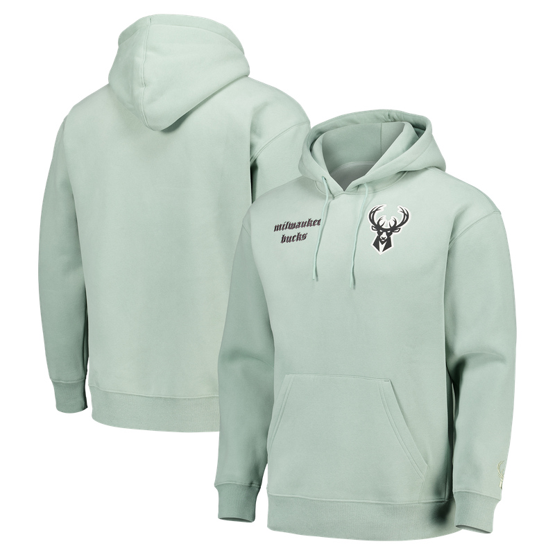 Milwaukee Bucks Elements Sweat à capuche en molleton ultra-doux - Sage - Homme - Homme Taille: M