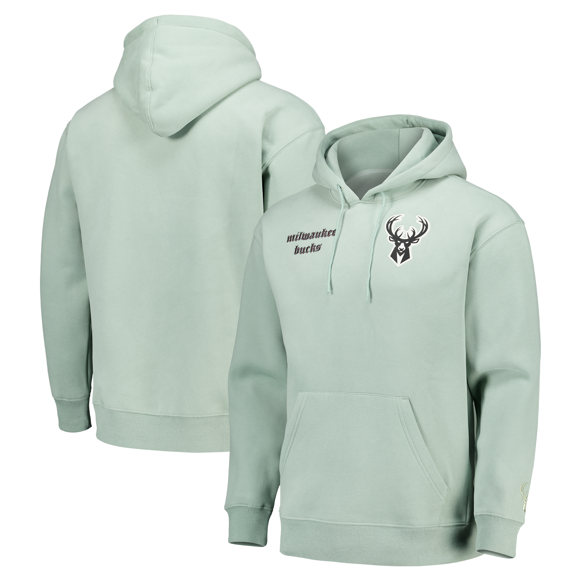 Milwaukee Bucks Elements Sweat à capuche en molleton ultra-doux - Sage - Homme - Homme Taille: S