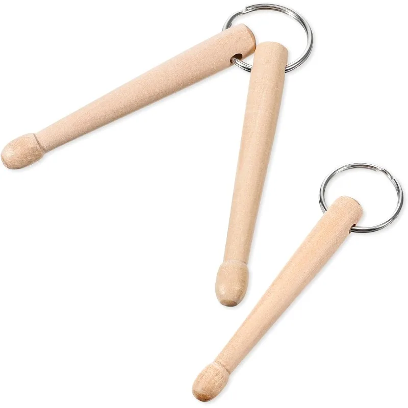 Mini-Drum-Stick-Holzset zum Stimmen von Trommeln, ausgestattet mit einem oder zwei Drum-Sticks und Mini-Drum-Getriebe-Schlagzubehör Image