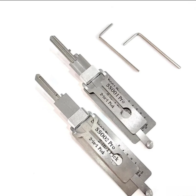 1-10X Lockpicking Lock Decoder SS001 O-ring Pickup Kit Pick Schlosser Werkzeuge Schlüssel Decoder Präzision Haken Tür Wartung reparatur Image