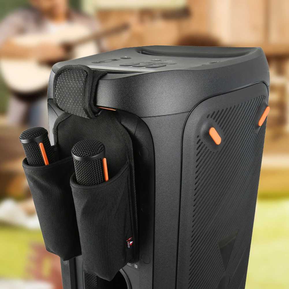 Mikrofonhalter, Mikrofonhalter, Aufbewahrungshalter, Mikrofon-Tragetasche für JBL PartyBox, kabelloses Mikrofon-Zubehör Image