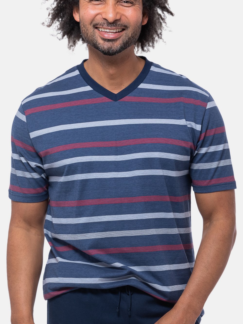 Ammann Schlafanzug Oberteil Herren blau, XXXL Image