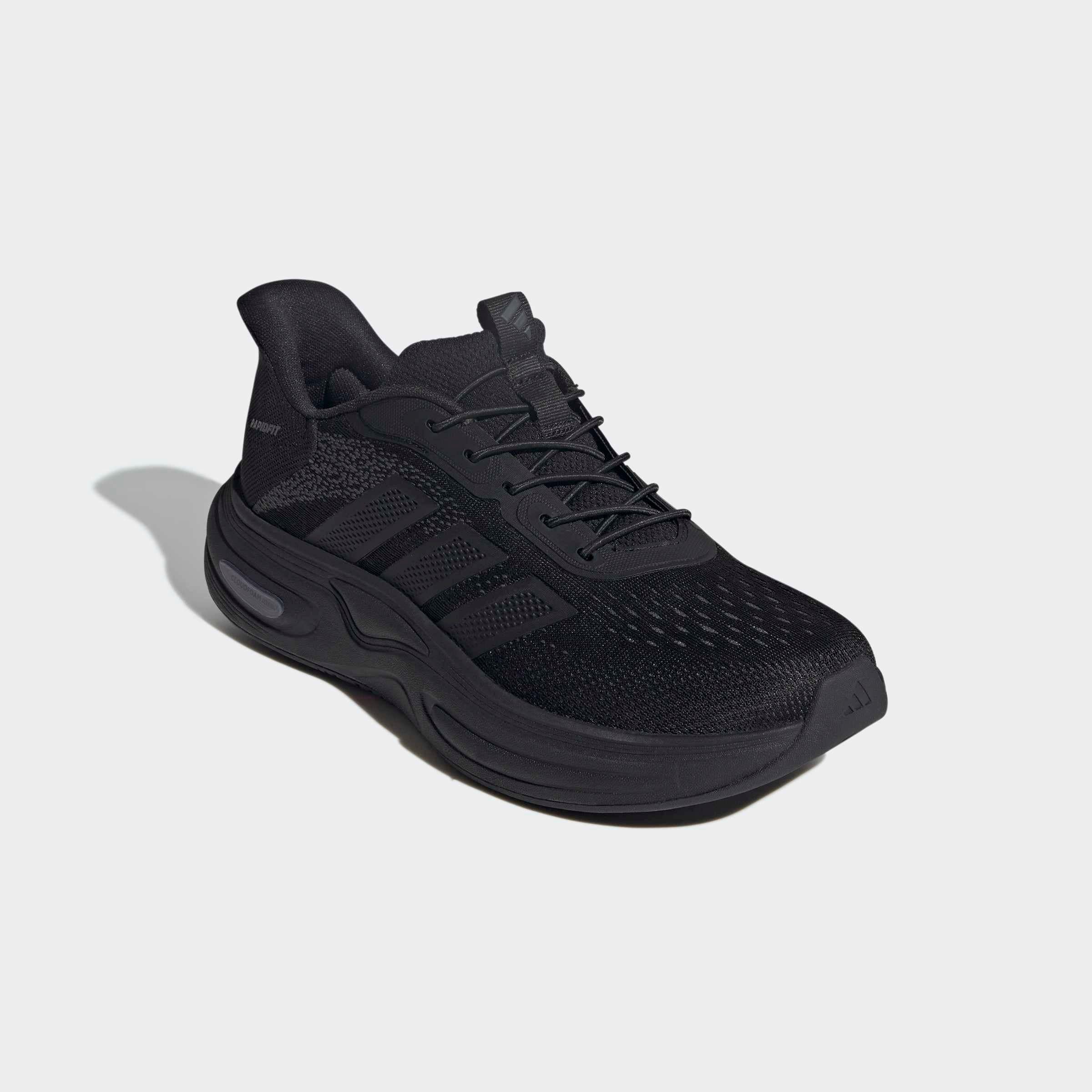 Walkingschuh ADIDAS SPORTSWEAR "CLOUDFOAM CUXXION RAPIDFIT", Herren, Gr. 45, core schwarz, carbon, grau six, Synthetik, Textil, Schuhe Walkingschuh