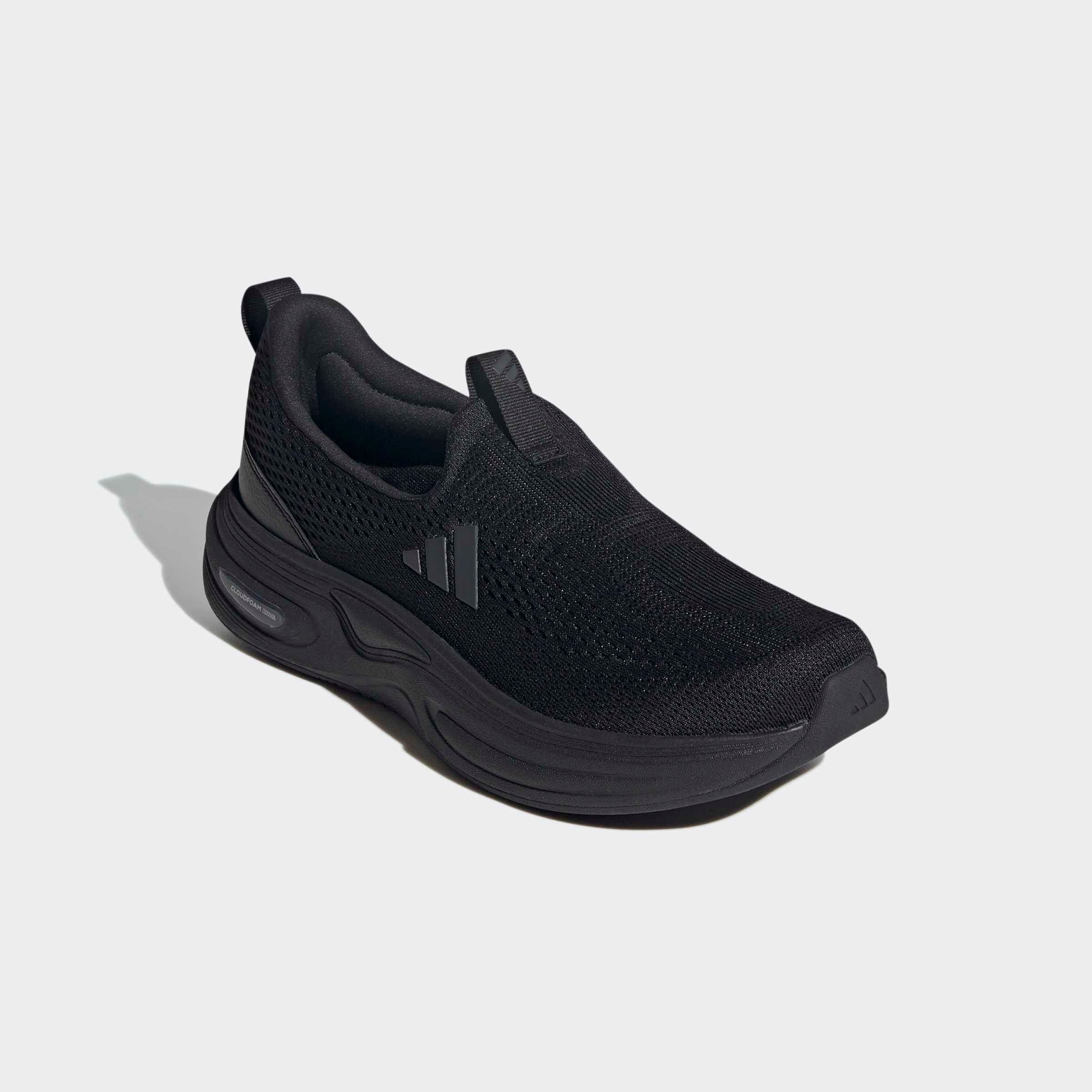Walkingschuh ADIDAS SPORTSWEAR "CLOUDFOAM CUXXION LOUNGE", Damen, Gr. 48, core schwarz, grau six, core schwarz, Synthetik, Textil, Schuhe Walkingschuh