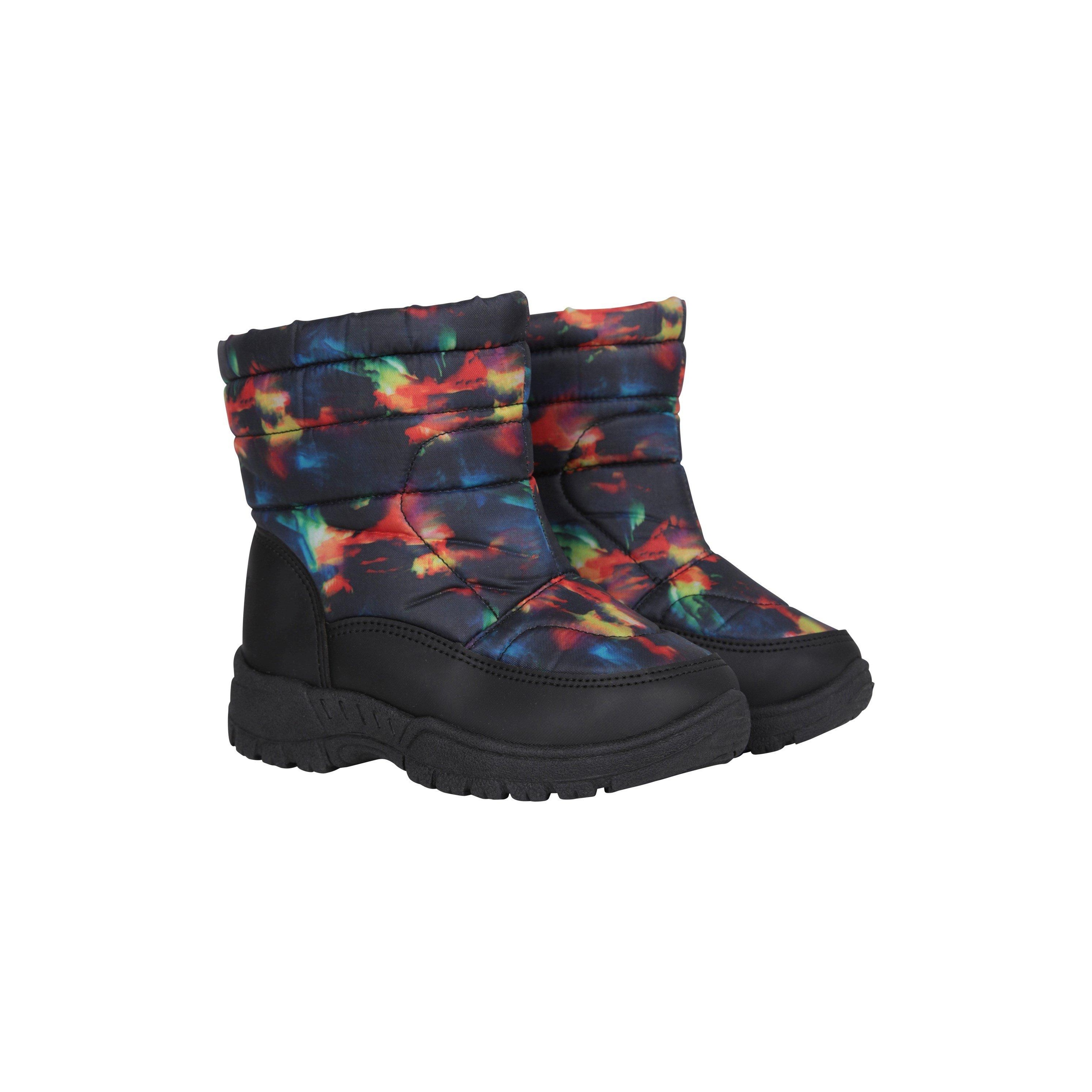 Mountain Warehouse - Kleinkind Schneestiefel "Caribou Adaptive", Batik (Rot) Image