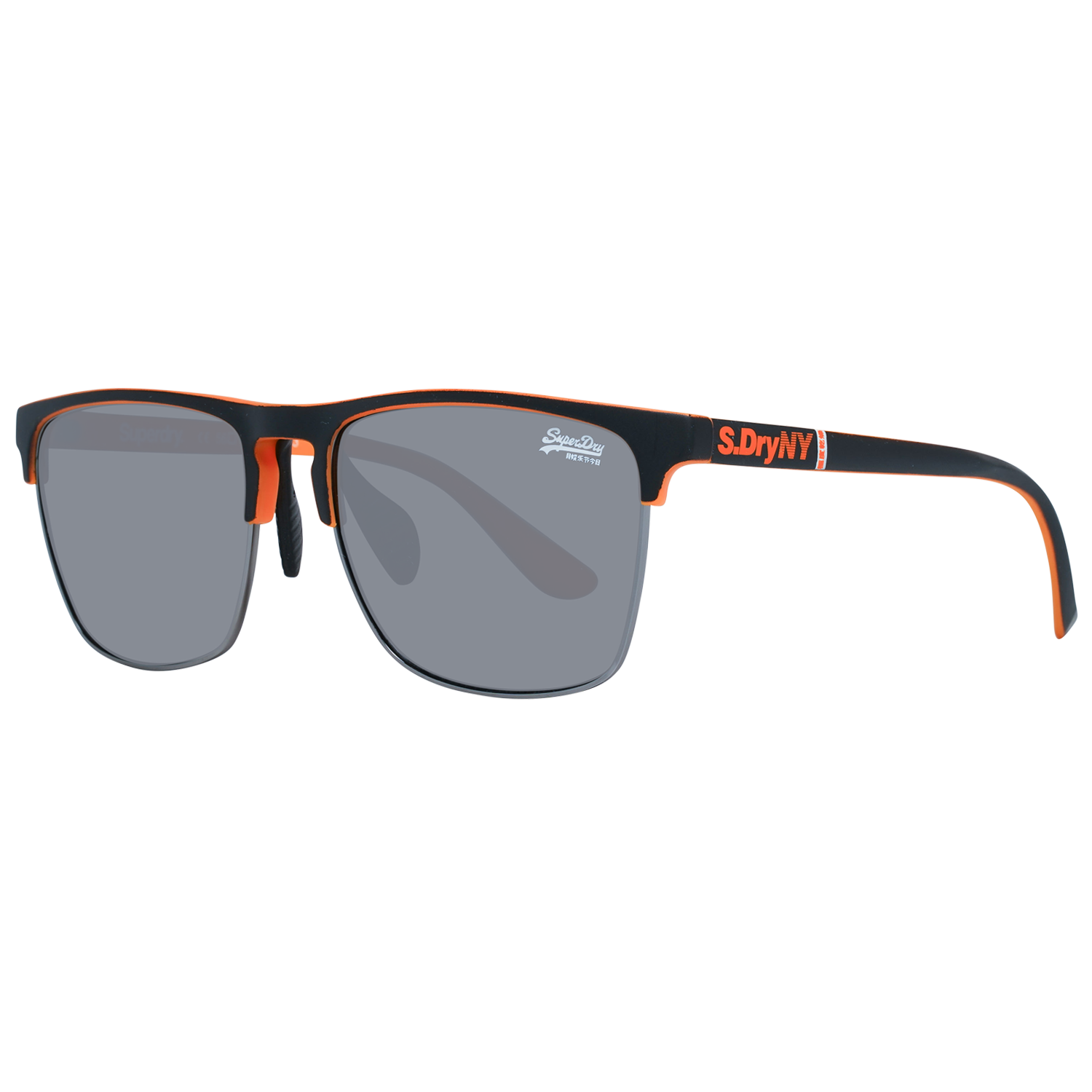 Lunettes de soleil Superdry Superflux SDS 104 noir mat orange gris Image