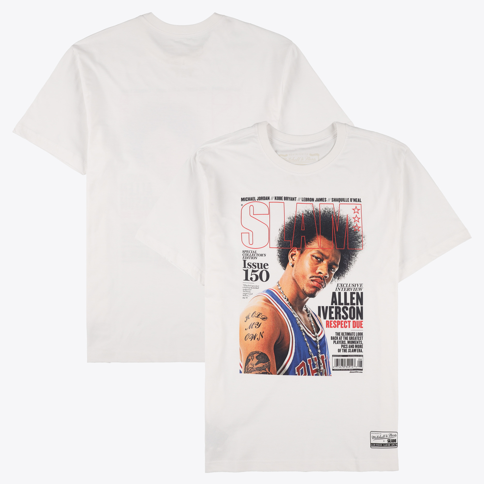Philadelphia 76ers Mitchell & Ness Slam T-Shirt (Allen Iverson) Image