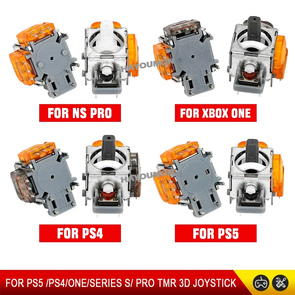 2/10 Stück TMR Joystick für Switch Pro PS5 PS4 Xbox Series für Xbox One Anti-Drift Elektromagnetisches 3D Analog ThumbStick Zubehör Image