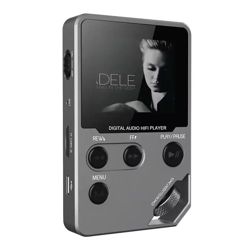 C5 8 GB verlustfreier Bluetooth-MP3-Musikplayer, Gehäuse aus Zinklegierung, Drehsteuerung, drahtlose Verbindung, FM-Radio, Sprachrekorder Image