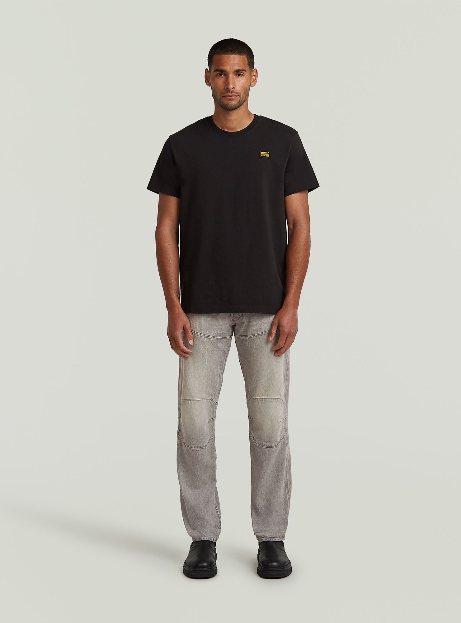 Regular-fit-Jeans G-STAR "G-STAR Elwood Regular Jeans", Damen, Gr. 36, Länge 36, vintage moonquake, Obermaterial: 25% Baumwolle, Jeans