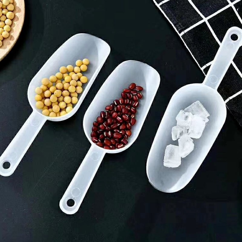 Mini Plastic Ice Scoop, Small Kitchen Flour, Candy Dessert Tool Mini Plastic Ice Scoop, Small Kitchen Flour, Candy Dessert Tool