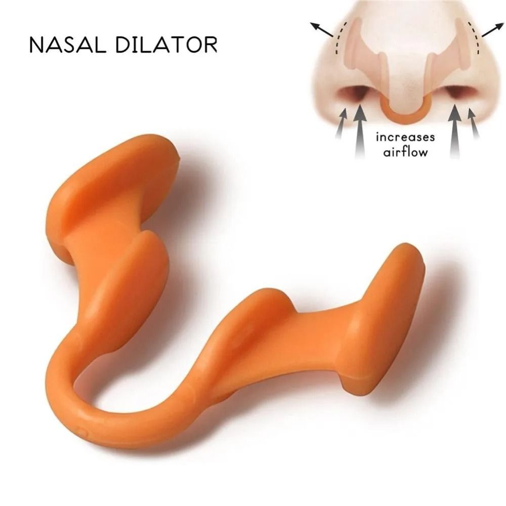 Silicone Nose Clip Anti Snoring Nasal Dilator For Better Breathing And Sleep Improvement transparent