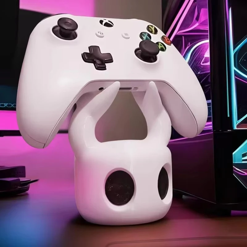 Universal Game Controller Stand Compatible With Switch, Hollow Knight Theme Desktop Gaming Accessories white Black