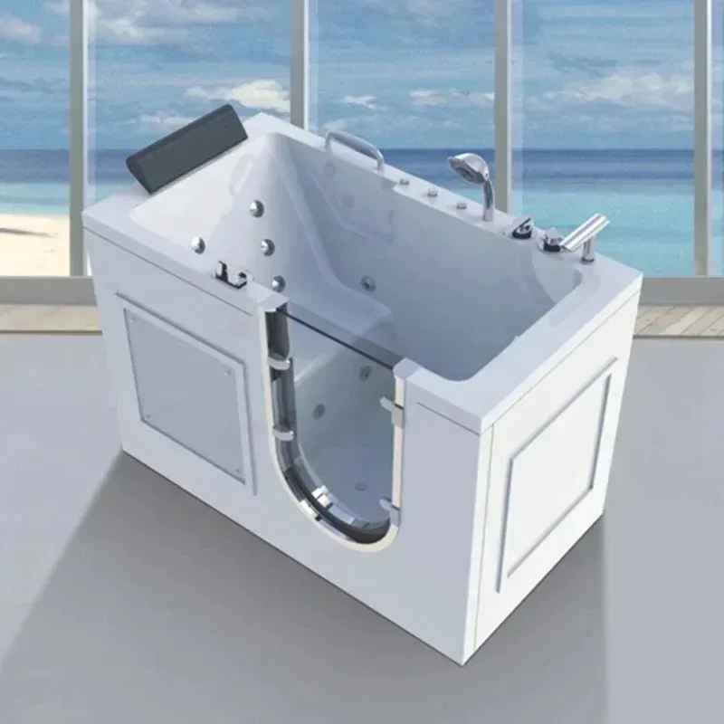 Einsteckbare Whirlpool-Luftmassagebadewanne, freistehende Badewanne, Badewannen und Whirlpools