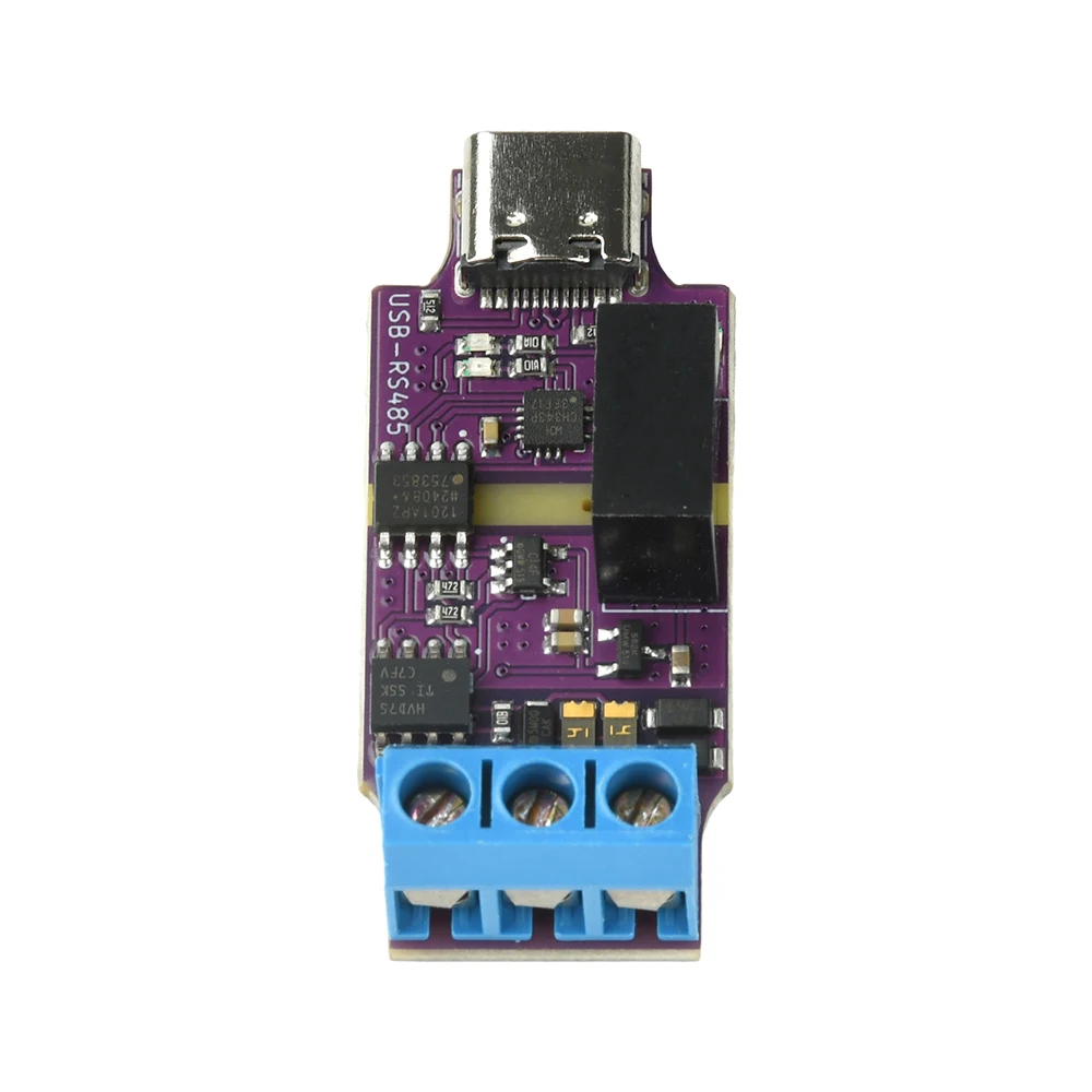 Isoliertes serielles USB-zu-RS485-Port-Modul, automatische Kommutierung, Hochgeschwindigkeits-2-Mbit/s-Kommunikations-Leistungsisolationsmodul Typ C Image