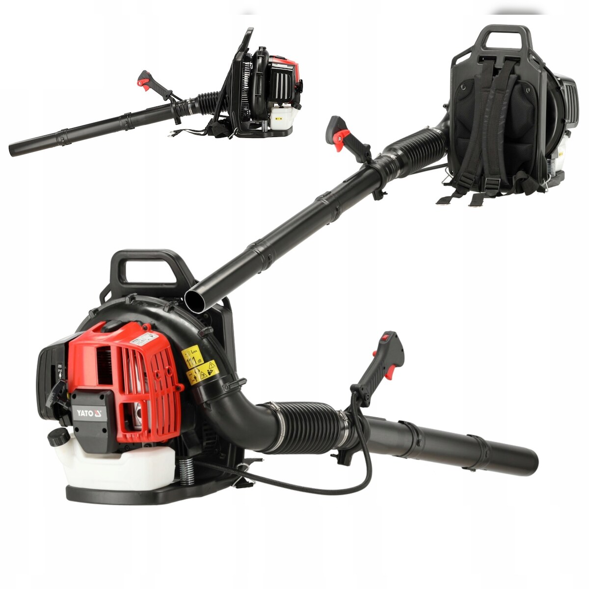 Benzin Rucksack‑Laubbläser 1,45 kW, 280 km/h, 890 m³/min Blasgerät Image