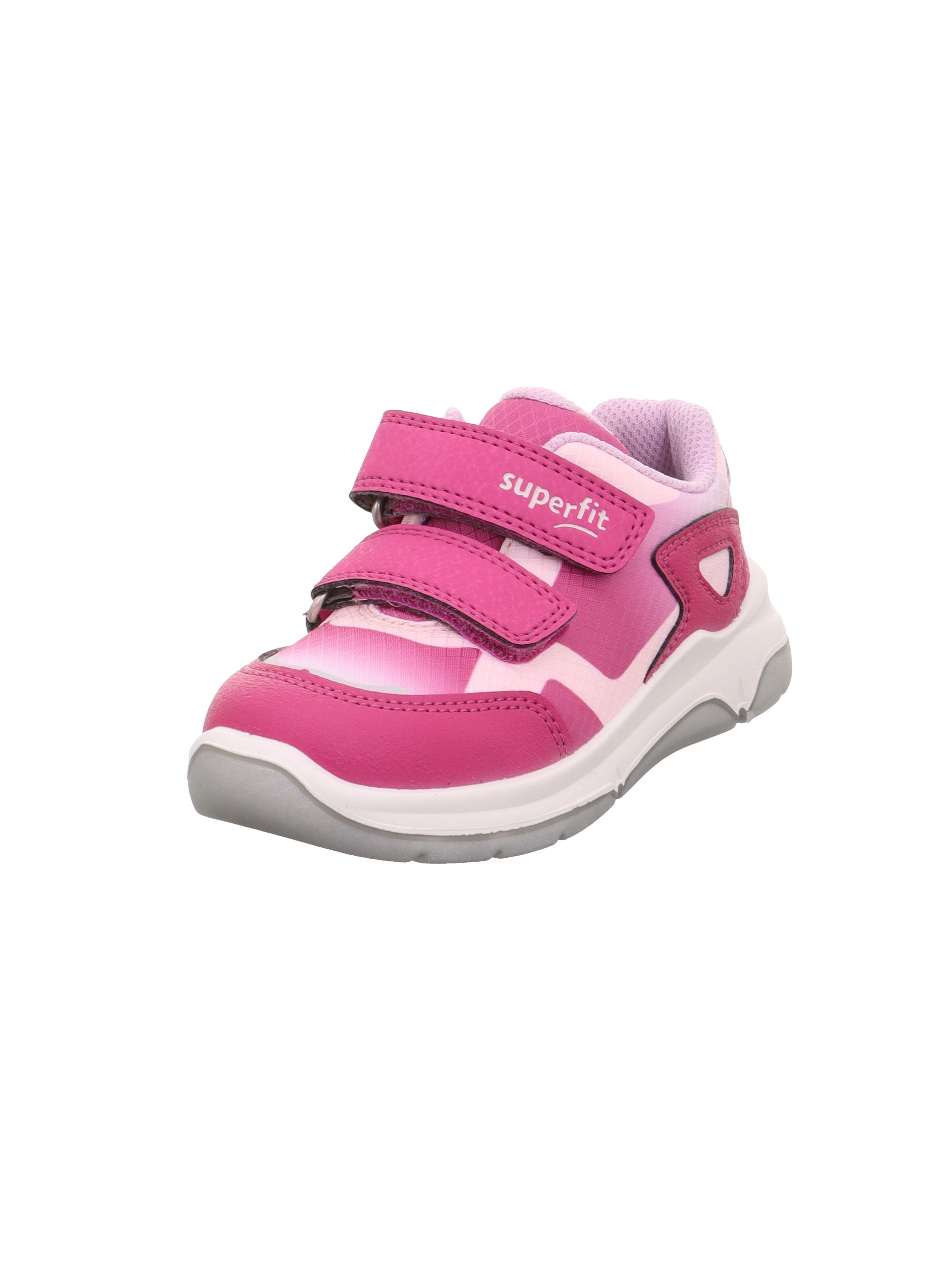 Sneaker SUPERFIT "COOPER WMS: mittel", Damen, Gr. 24, pink, rosa, Lederimitat, Polyester, Schuhe Sneaker