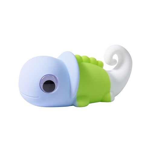 Chamäleon-ähnliches, weiches Silikon-Nachtlicht mit USB-Ladefunktion, stimmungsvolles Licht für drinnen, Schlafzimmer, Weihnachten, Neujahr, Feiertage, Geburtstag – das perfekte Geschenk! Image