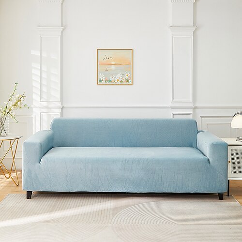 Elastischer Jacquard-Sofabezug, dehnbarer Couchbezug, Ecksofabezug für L-förmige Sofas, Wohnzimmer, 1-, 2-, 3- oder 4-Sitzer Image