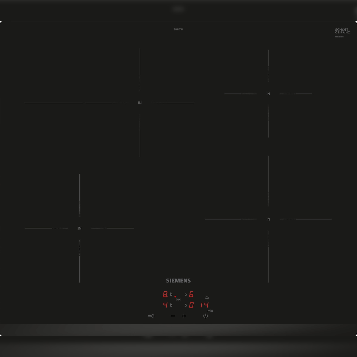 Siemens Induktion Kochfeld EI631CFB1E Autark 60 cm Image