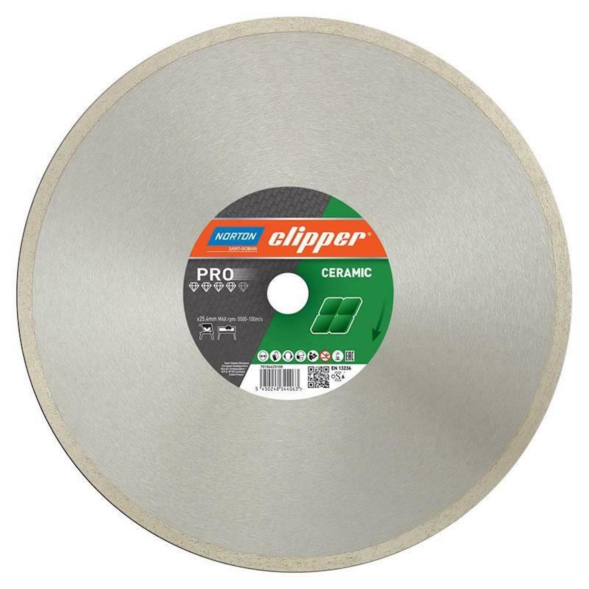 Norton Clipper Diamanttrennscheibe Pro Ceramic 300 x 25,4 mm 70184625098 Image